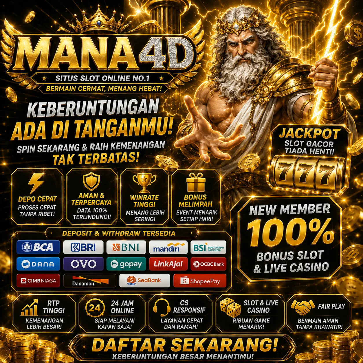 MANA4D Banner